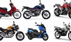 As 20 motos mais vendidas em outubro segundo a Fenabrave
