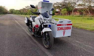 Hero MotoCorp constrói moto-ambulâncias para transportar pacientes de Covid-19