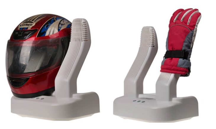 Empresa apresenta o esterilizador para capacetes, luvas, botas e sapatos
