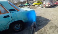 Youtuber mostra se é possível pintar carro com lavadora de alta pressão