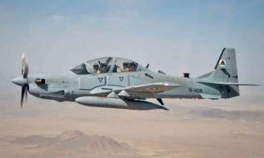 As autoridades do Afeganistão confirmaram que um A-29 caiu na parte nordeste do país.