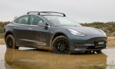Empresa transforma um Tesla Model 3 em um quase SUV