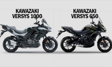 Comparativo Kawazaki Versys 1000 std x Kawazaki Versys 650. Foto: Divulgação