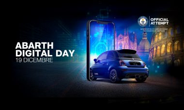 Abarth entra Guinness Book com maior reunião virtual de carros