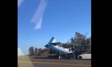 Vídeo: Câmera flagra colisão entre carro e avião nos EUA