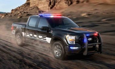 Ford Police Responder 2021, a F-150 cheia de assessórios para uso policial. Foto: Divulgação