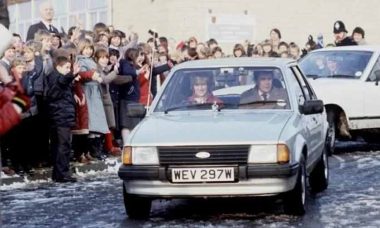 Ford Escort 1981 da Princesa Diana. Fotos: Divulgação