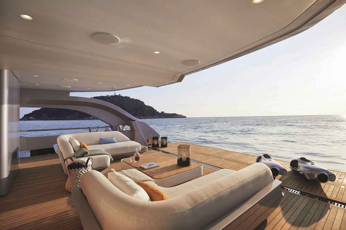  Azimut Grande Trideck. Fotos: Divulgação/Azimut Yachts