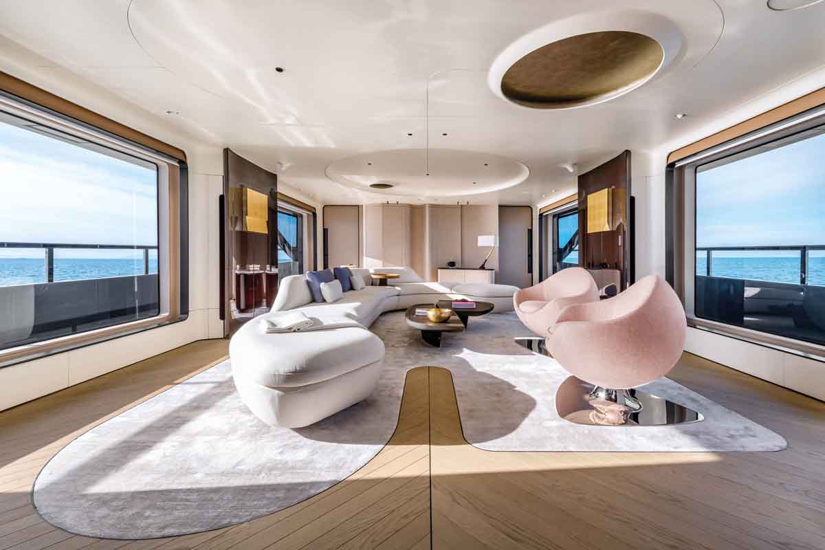  Azimut Grande Trideck. Fotos: Divulgação/Azimut Yachts