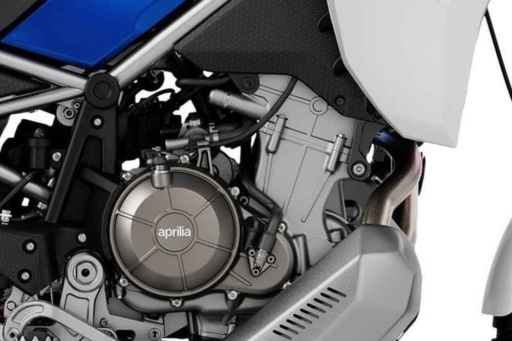 O motor bicilíndrico possui 80 cv de potência e torque máximo de 70 Nm. Foto: Divulgação