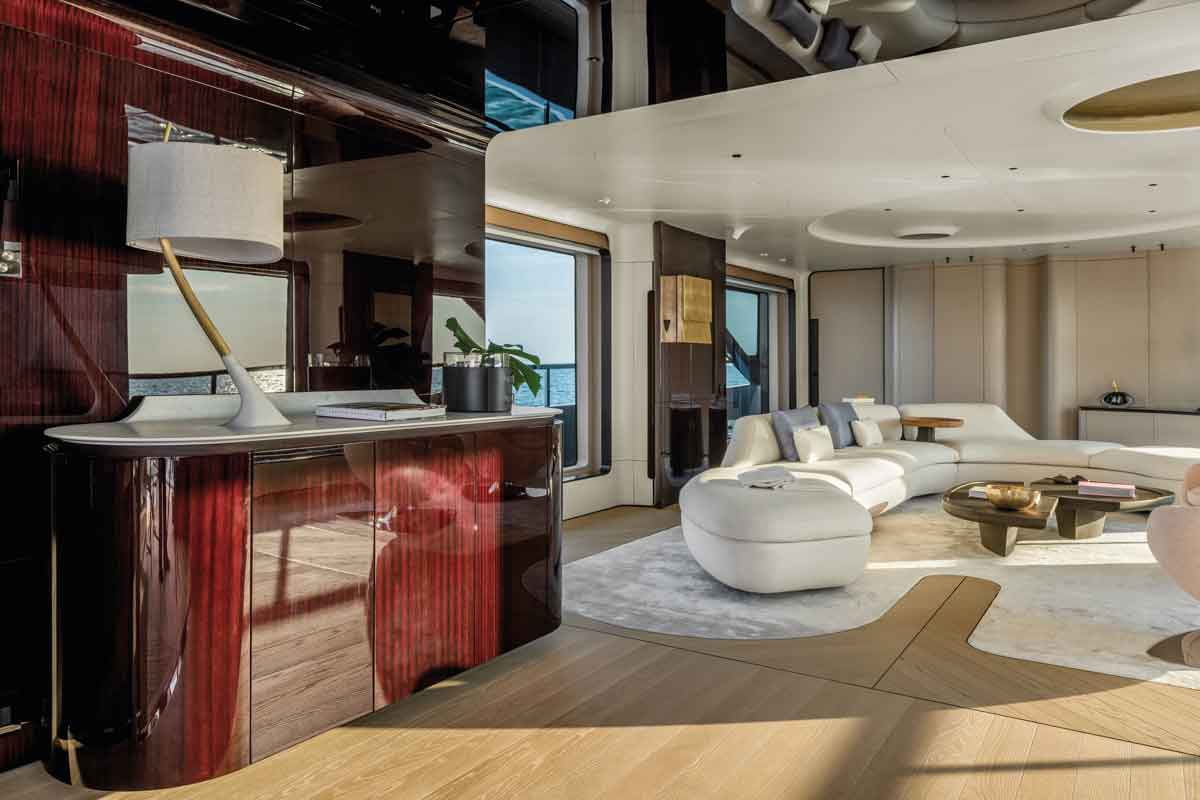  Azimut Grande Trideck. Fotos: Divulgação/Azimut Yachts
