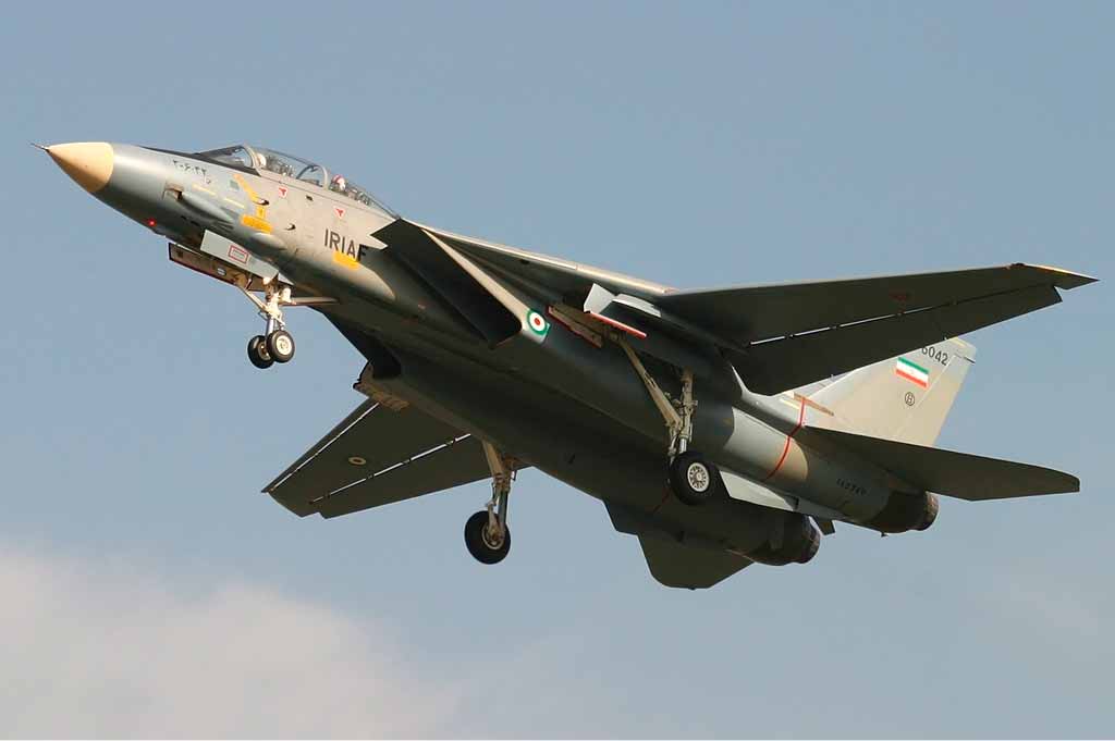 Top Gun: caça F-14 Tomcat ainda é um dos mais poderosos do Irã. Foto: Reprodução