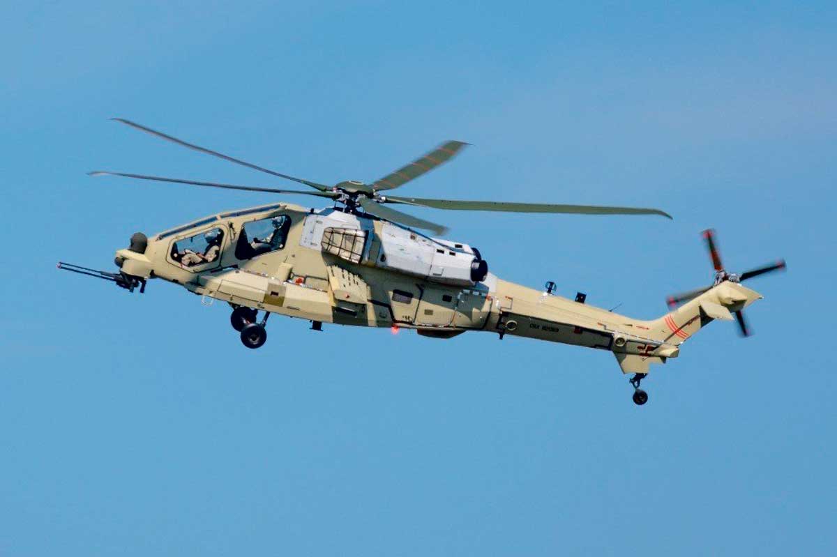 Surgem novas fotos do helicóptero de ataque AW249. Foto: Reprodução Twitter
