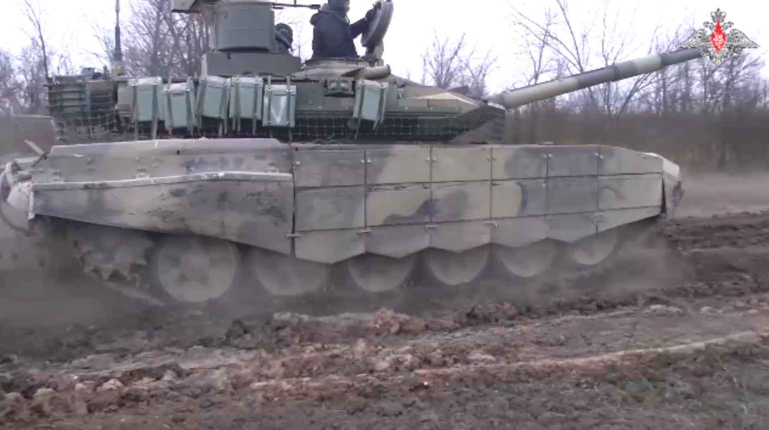 Tanques russos T-90M . Foto: Reprodução
