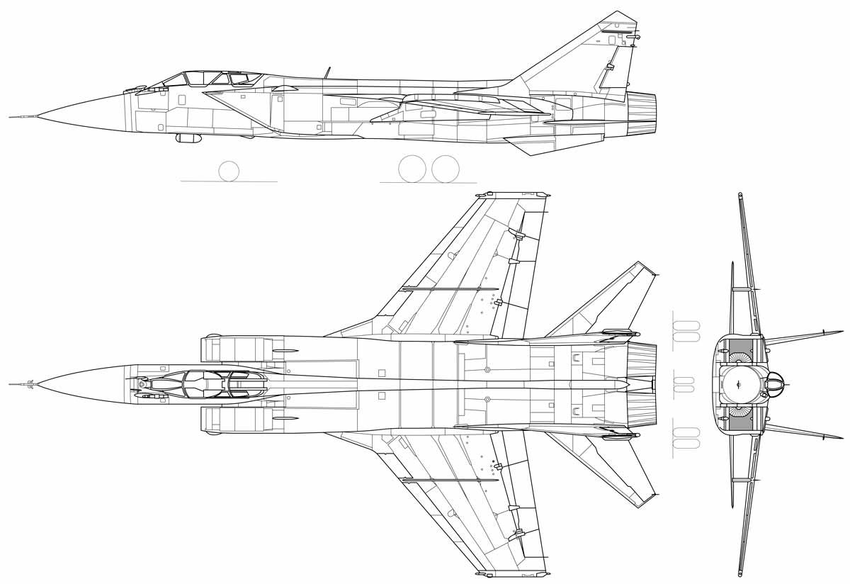 Mikoyan-Gurevich MiG-31. Foto: Wikipedia