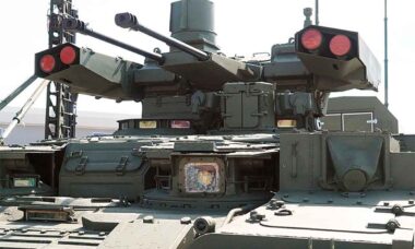 Forças ucranianas eestroem raro tanque russo 'Terminator'. Foto: Wikimedia