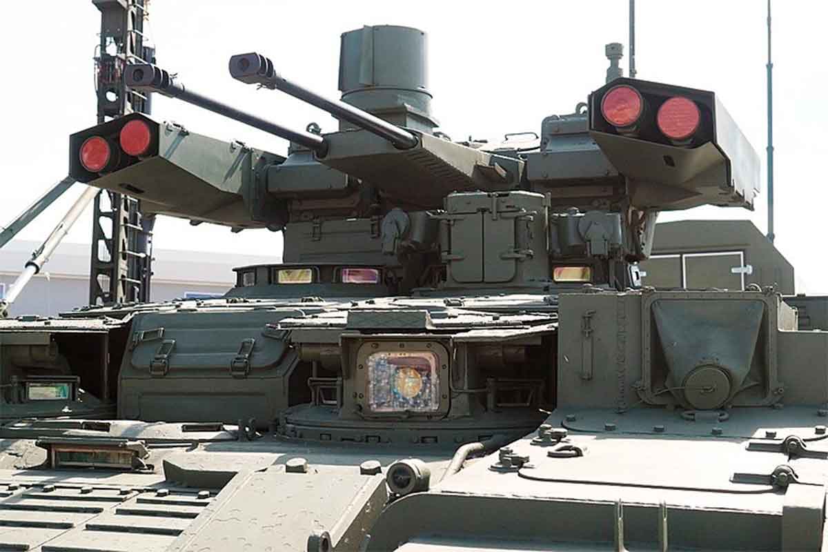 Forças ucranianas eestroem raro tanque russo 'Terminator'. Foto: Wikimedia