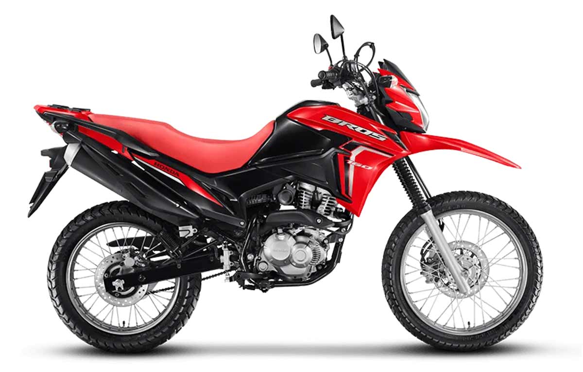 Honda NXR 160 là chiếc mô tô bán chạy nhất trong danh mục này trong năm 2023. Ảnh: Divulgação