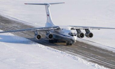 Il-76MD-90A. Fotos e vídeo: Reprodução Telegram t.me/uac_ru