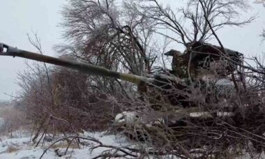 Vídeo mostra destruição de obuseiro russo Msta-S por HIMARS Ucraniano. Foto e Vídeo: Reprodução Telegram t.me/ukr_sof