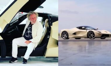 Utsatt millionauksjon for Sammy Hagars Ferrari LaFerrari. Foto: Reproduzione Instagram @sammyhagar
