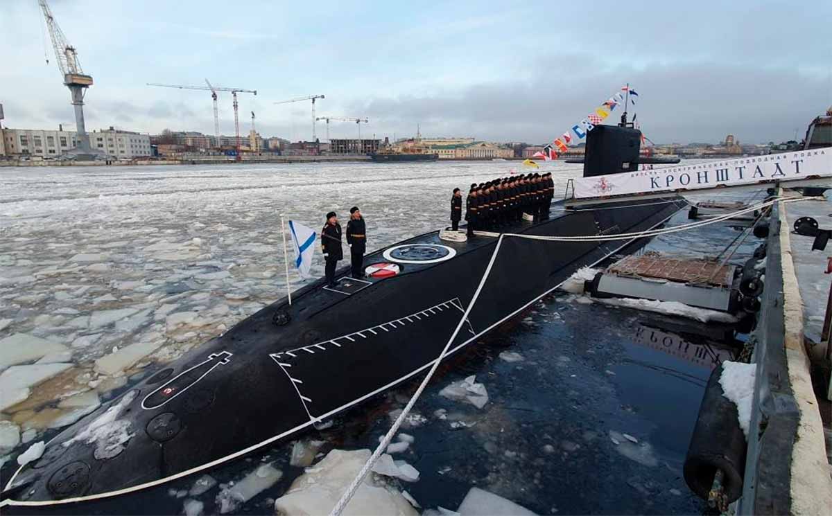 Sottomarino diesel-elettrico Kronstadt. Foto: Telegram / mod_russia