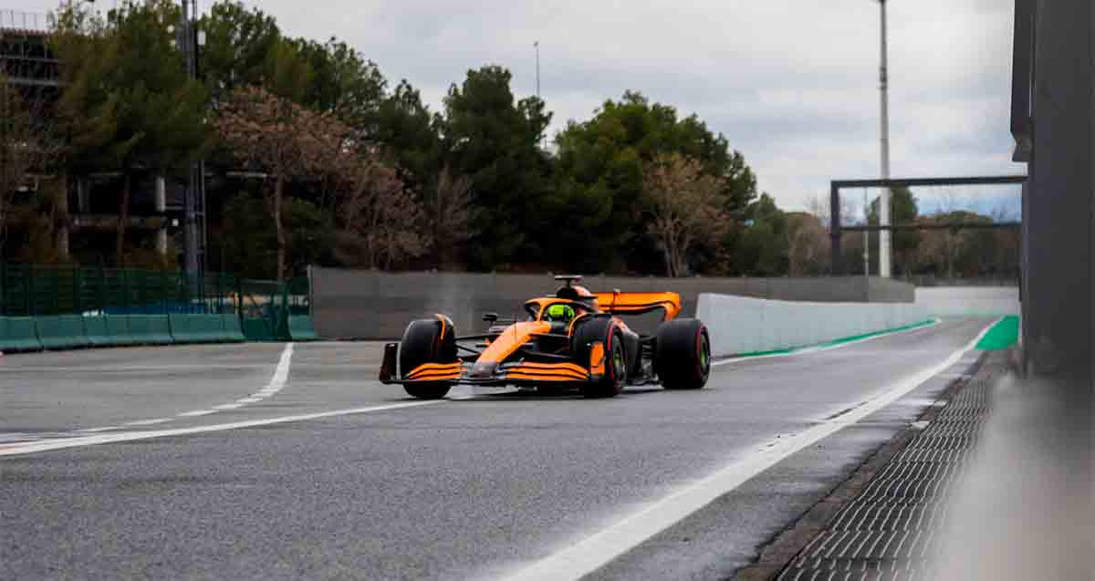 McLaren onthult MCL38, auto voor het Formule 1-seizoen 2024. Twitter @McLarenF1