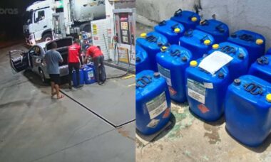 Homem é preso após furtar 800 litros de combustível em posto de gasolina no Brasil