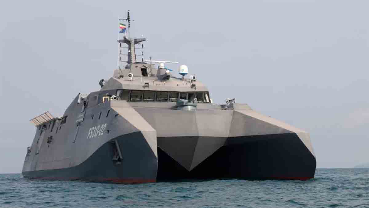 האוניית משטרת איראן מקבלת אוניות קרב חדשות. תמונות וסרטון: טלגרם tasnim_military