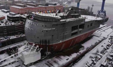 Russisk forskningsskip er sannsynligvis det styggeste skipet du noensinne har sett. Foto: Gjengivelse Twitter