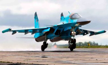 Exército ucraniano teria abatido outro caça-bombardeiro Su-34