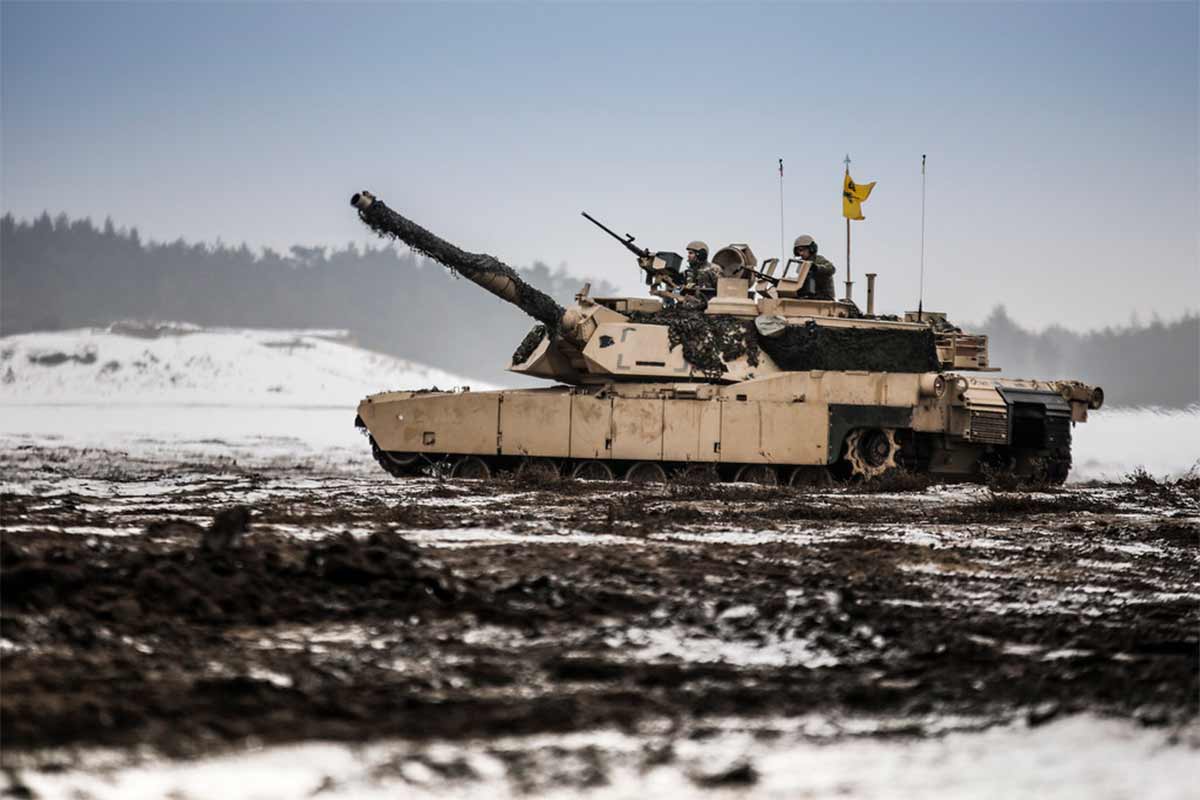 Abrams-Panzer. Foto: Flikr