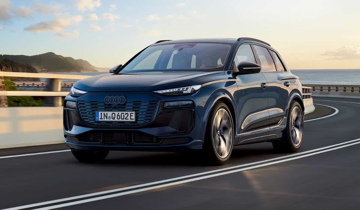 De nieuwe luxe elektrische SUV's Q6 en SQ6 e-tron worden onthuld door Audi. Foto: Officiële Audi-website