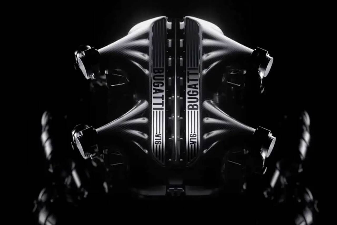 Vídeo: Bugatti revela imagens de seu novo motor V16