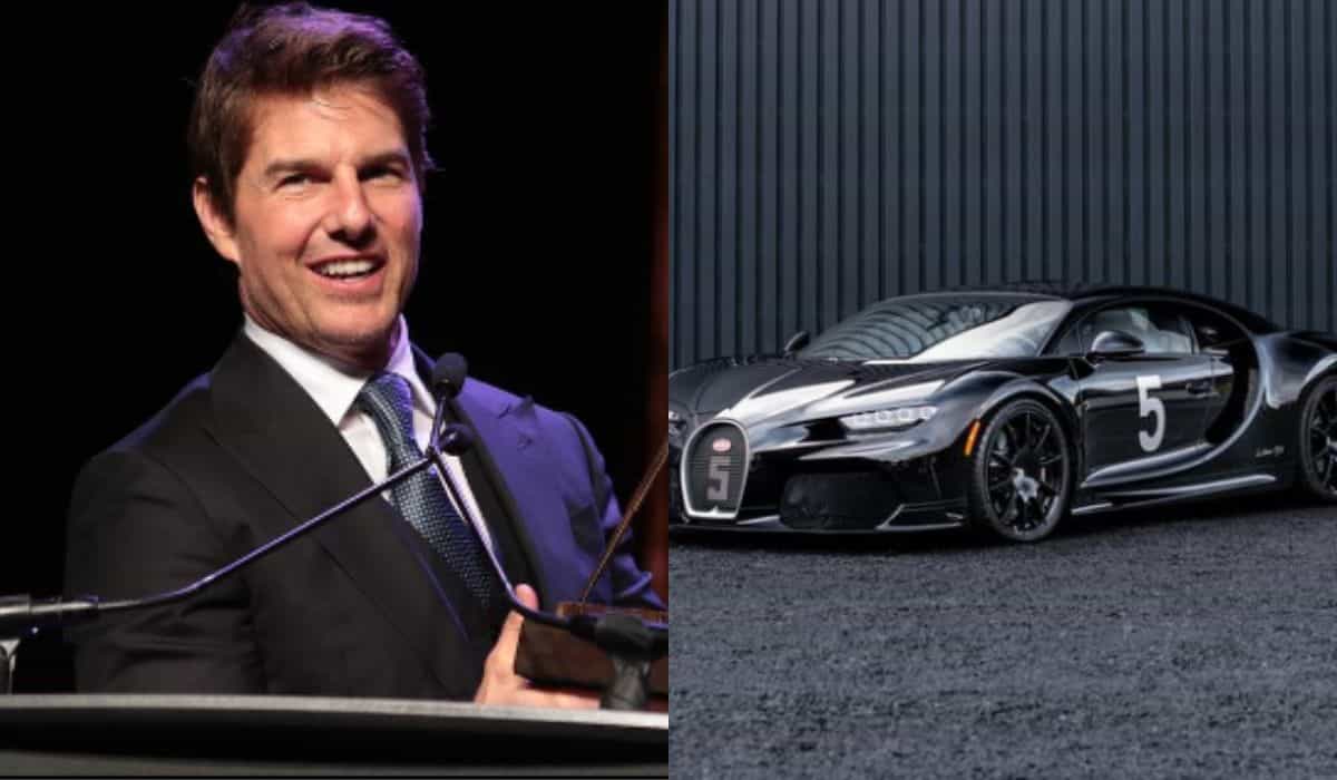 Actor Tom Cruise was banned from purchasing a Bugatti after an incident during a movie premiere. Photo: Reproduction Instagram @tomcruise - @bugatti