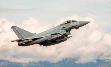 Typhoon . Foto: Reprodução twitter @eurofighter
