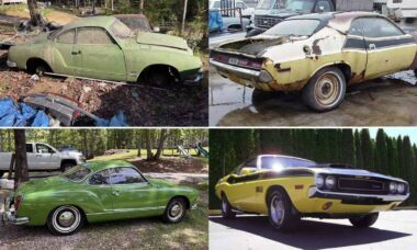 Confira 10 carros clássicos abandonados que foram restaurados para sua antiga glória