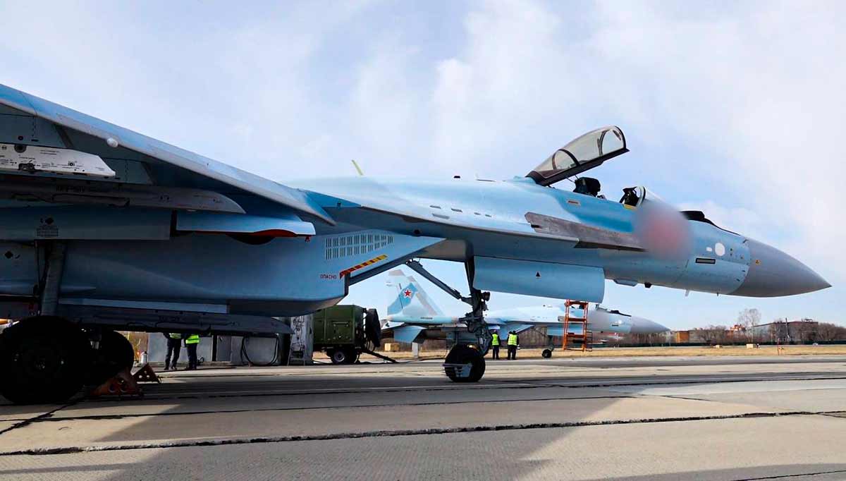 Su-35S. 출처 및 이미지: 텔레그램 uac_ru