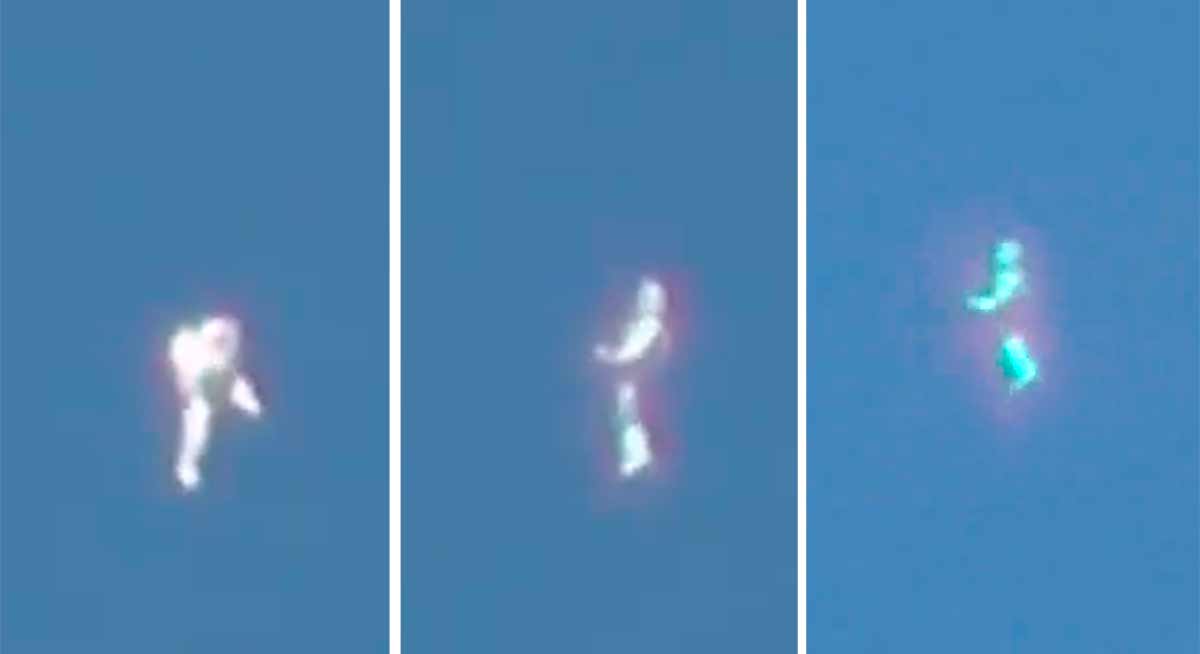 Video of Unidentified Humanoid Object Resurfaces and Goes Viral on Social Media. Reproduction Twitter @528vibes