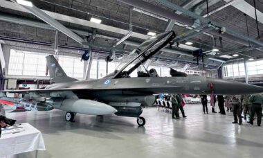 Argentina compra 24 caças f-16 da Dinamarca. Foto: Reprodução Twiter @FuerzaAerea_Arg