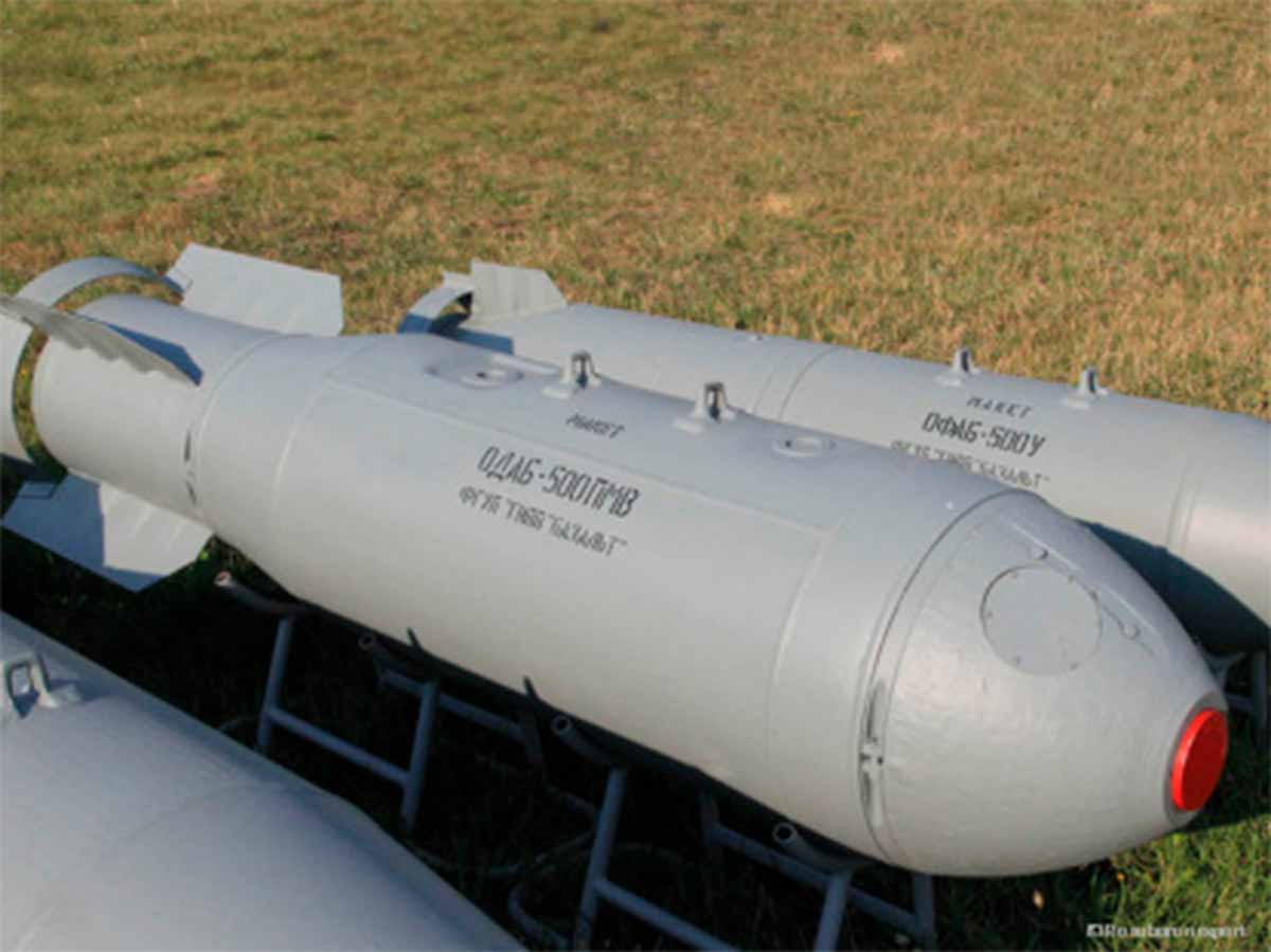 Fuel-Air Explosive Bomb ODAB-500PMV