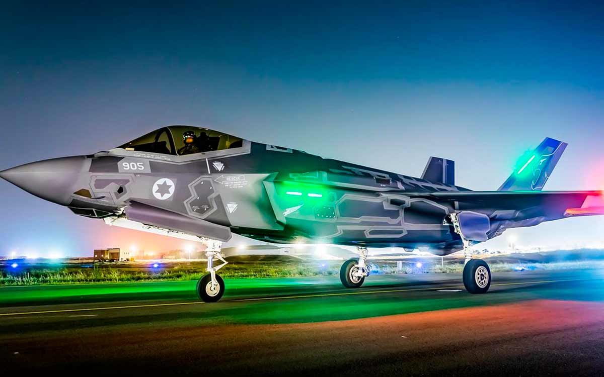 F-35i 전투기. 사진 및 비디오: Instagram @idfonline