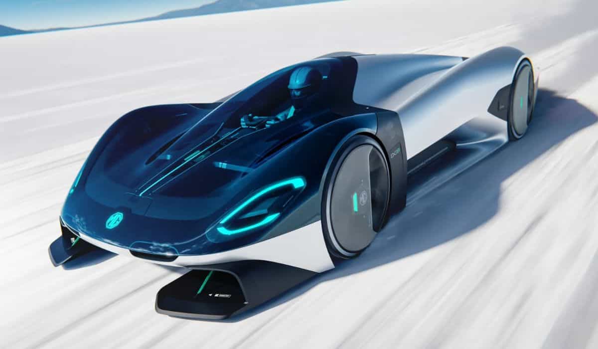 MG avslöjar konceptet för den otroligt snabba elektriska superbilen EXE181