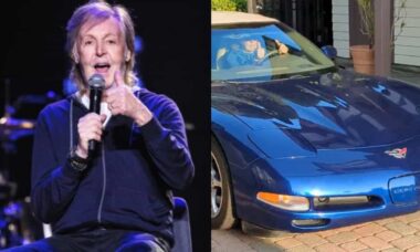 Paul McCartney surpreende ao surgir dirigindo Corvette C5 em Los Angeles