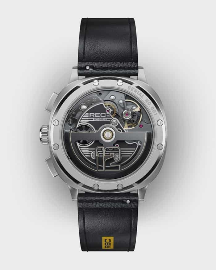 rec watches lanserer limited edition-klokke med aluminium fra ayrton sennas f1-bil