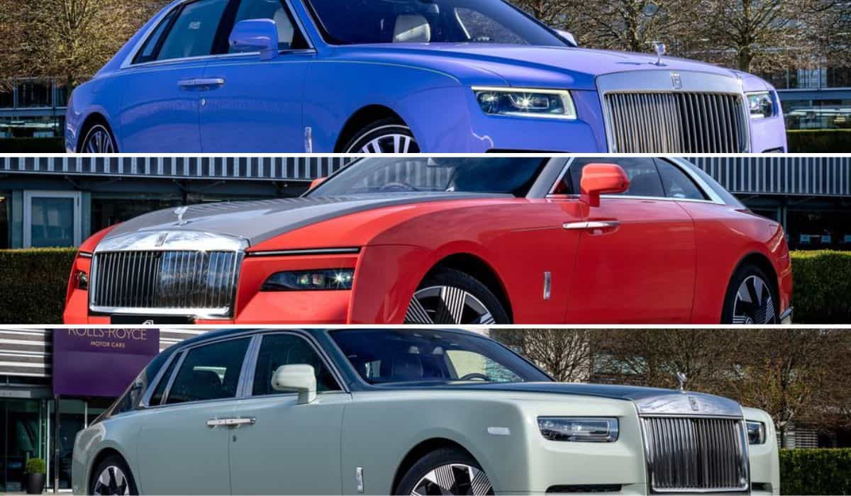 Rolls-Royce presenta 3 nuove auto di lusso personalizzate della serie 'Spirit of Expression' per il Beijing Auto Show