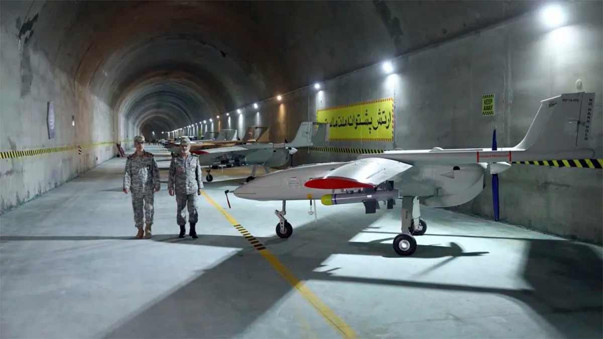 Vídeo mostra suposta movimentação dos drones iranianos em direção a Israel