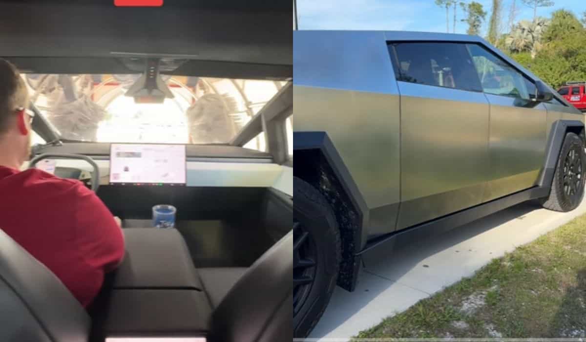 Il proprietario del Cybertruck diventa virale portando l'auto al lavaggio automatico contro le raccomandazioni d'uso della Tesla