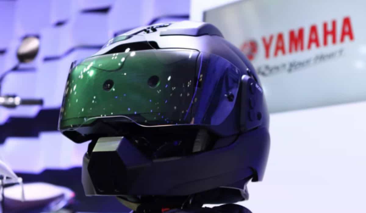 Yamaha werkt aan een nieuwe augmented reality-helm, zegt de website