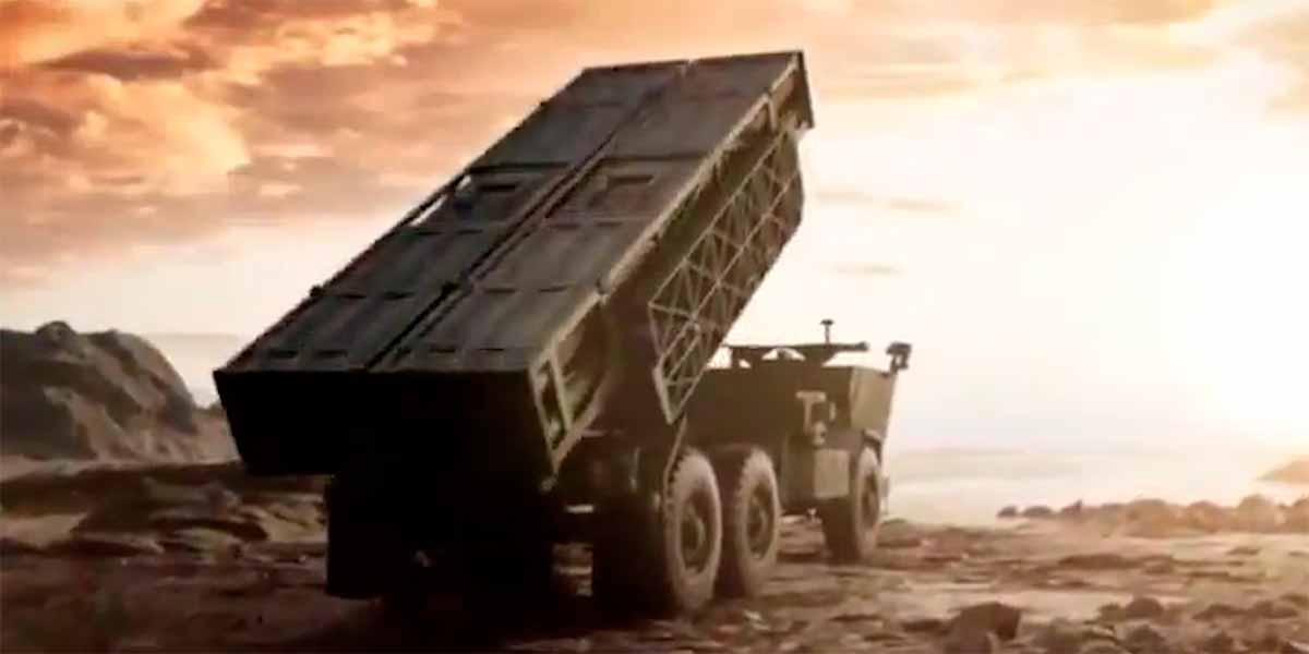 Video: Yhdysvaltain armeija esittelee itsenäisen miehittämättömän raketinheittimen. Kuva ja video: Telegram / ssternenko